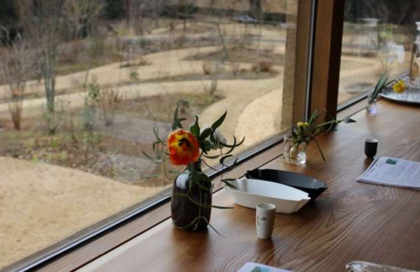 「庭」と「珈琲」